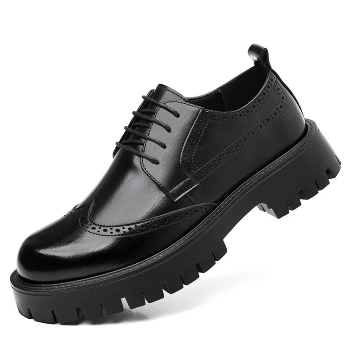 Archer | Men's Brogue Lace-Up Platform Shoes