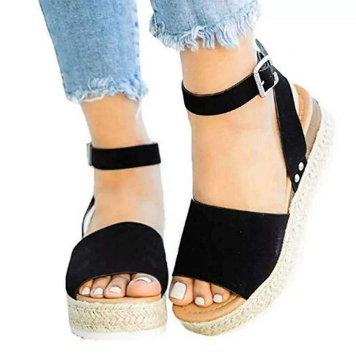 Ava | Women's Orthopedic Sandals With Espadrille Platform
