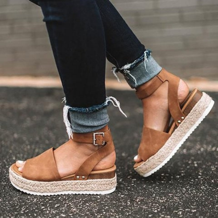 Ava | Women's Orthopedic Sandals With Espadrille Platform