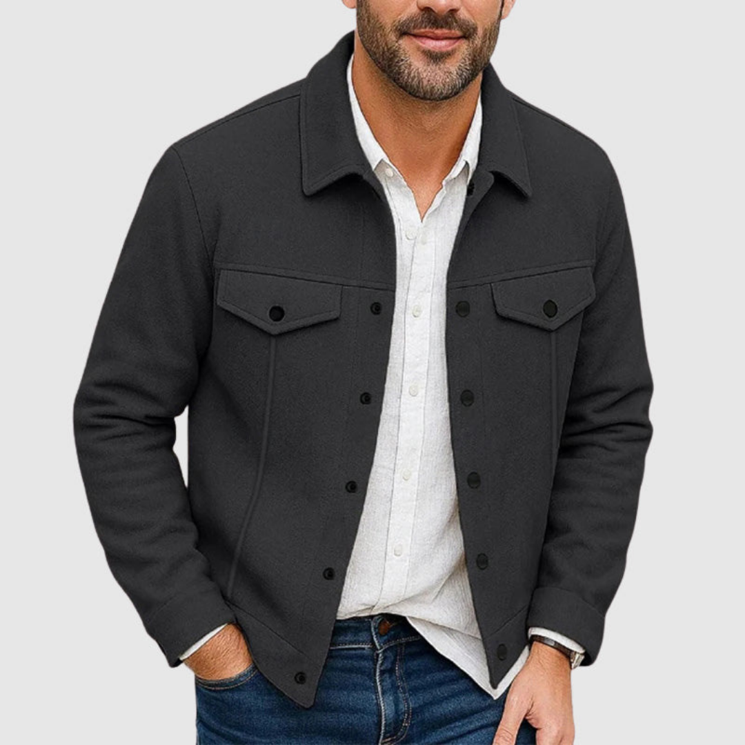 Beckett | Men's Classic Button-Up Trucker Jacket