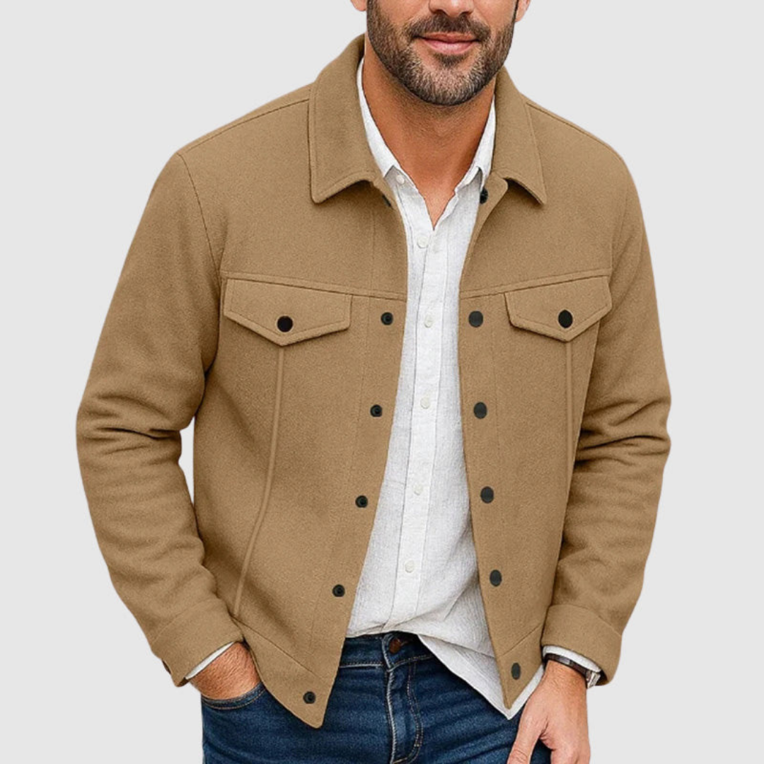 Beckett | Men's Classic Button-Up Trucker Jacket