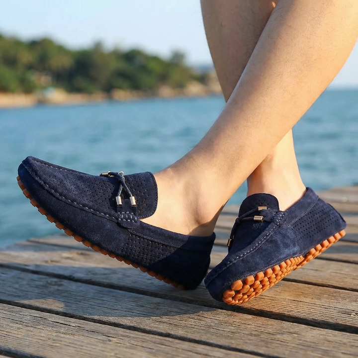 Beckett | Men's Perforated Driving Loafers