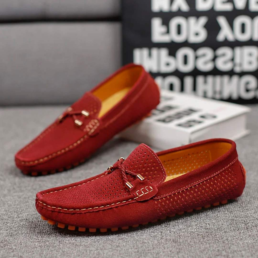 Beckett | Men's Perforated Driving Loafers
