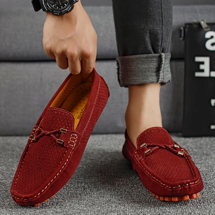 Beckett | Men's Perforated Driving Loafers