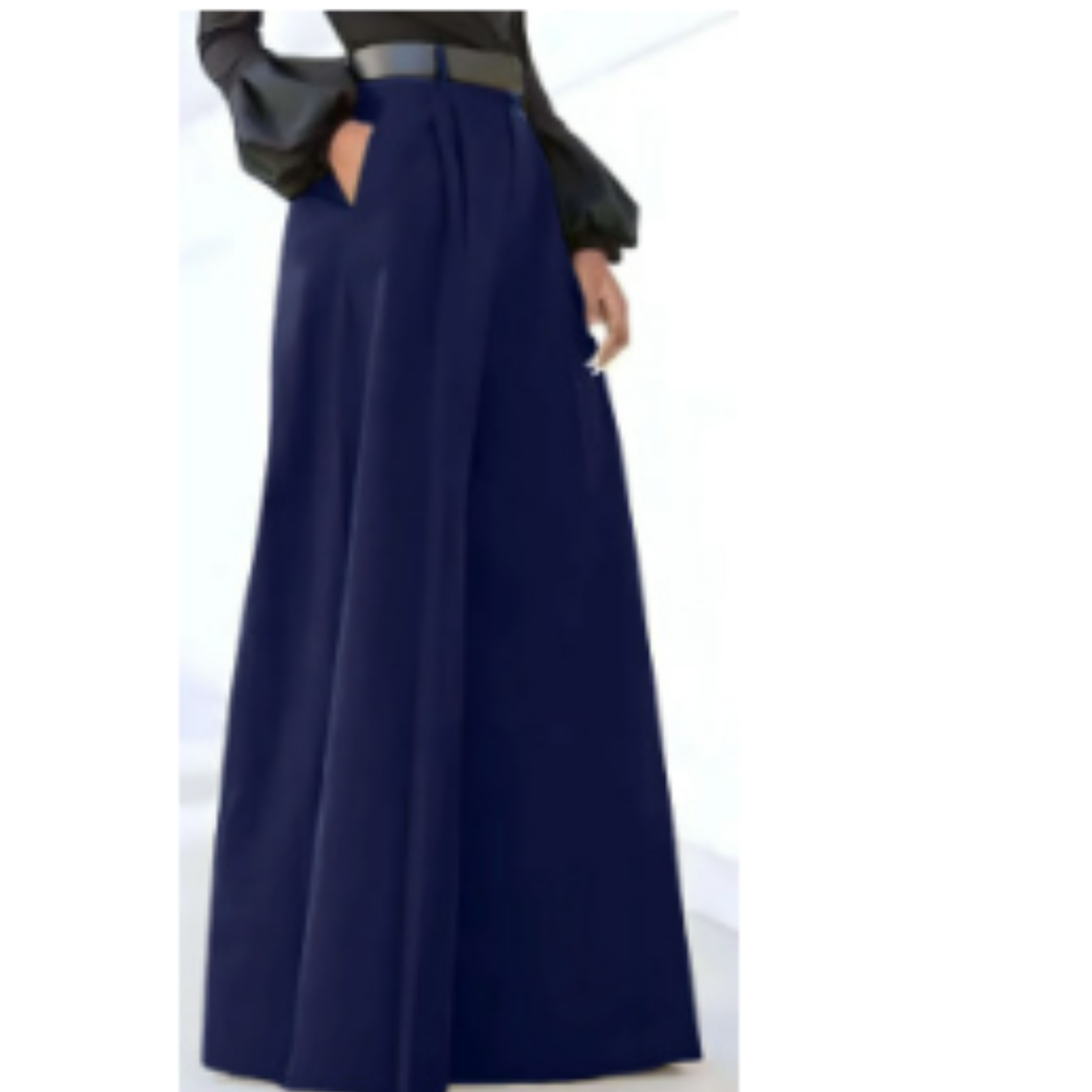 Callum | Women's High-Waist Pleated Wide-Leg Pants