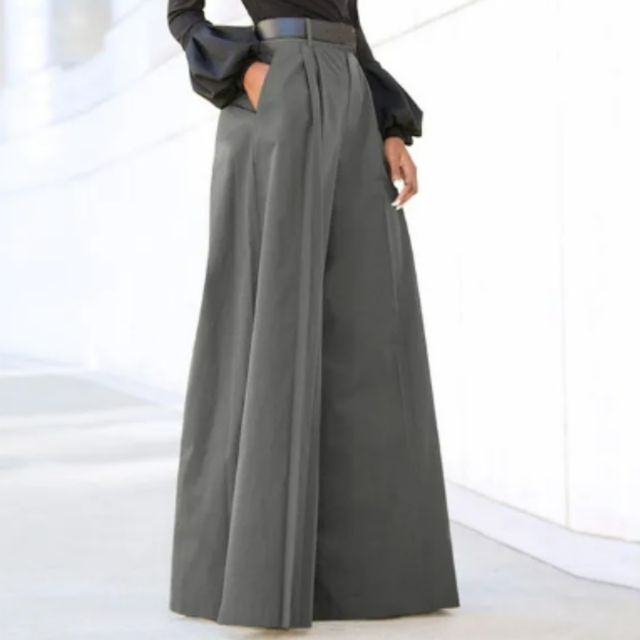Callum | Women's High-Waist Pleated Wide-Leg Pants