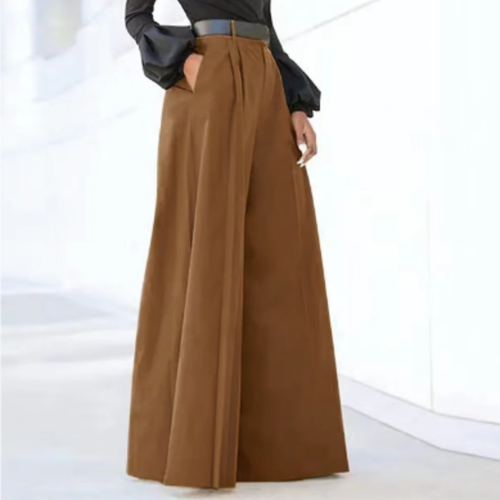 Callum | Women's High-Waist Pleated Wide-Leg Pants