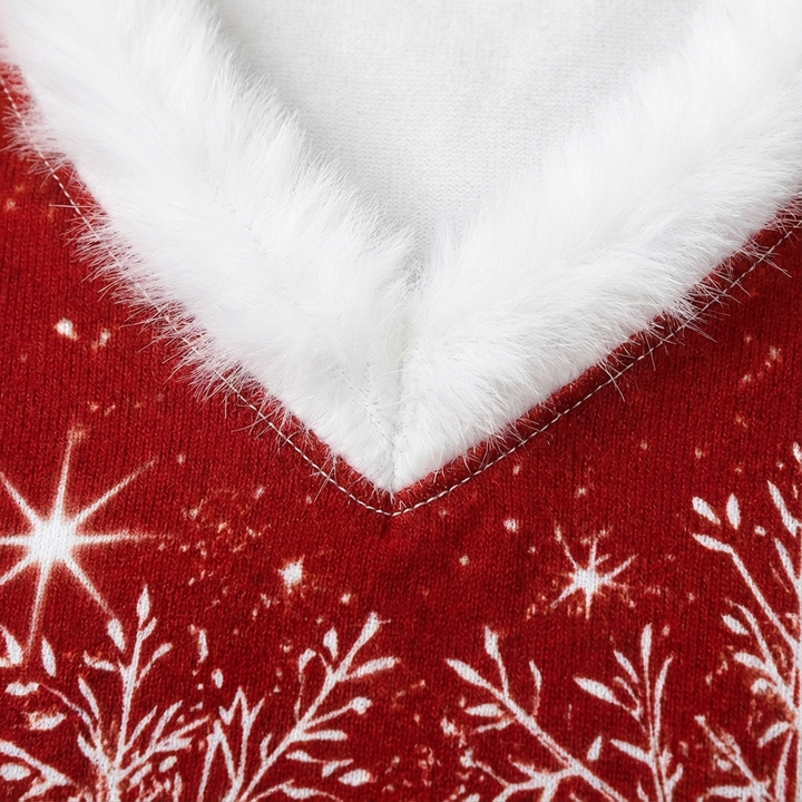 Cara | Women's Long Sleeve V-Neck Christmas Top