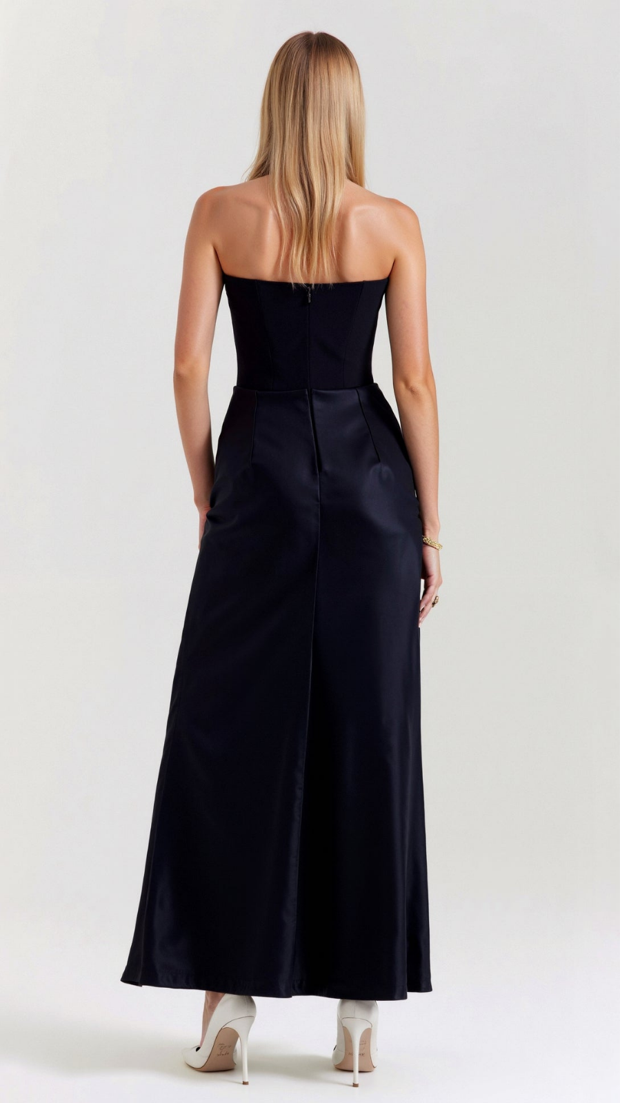 Charlotte | Women's Wedding Guest Dresses With Corset Bodice And Draped Waist | Sophisticated