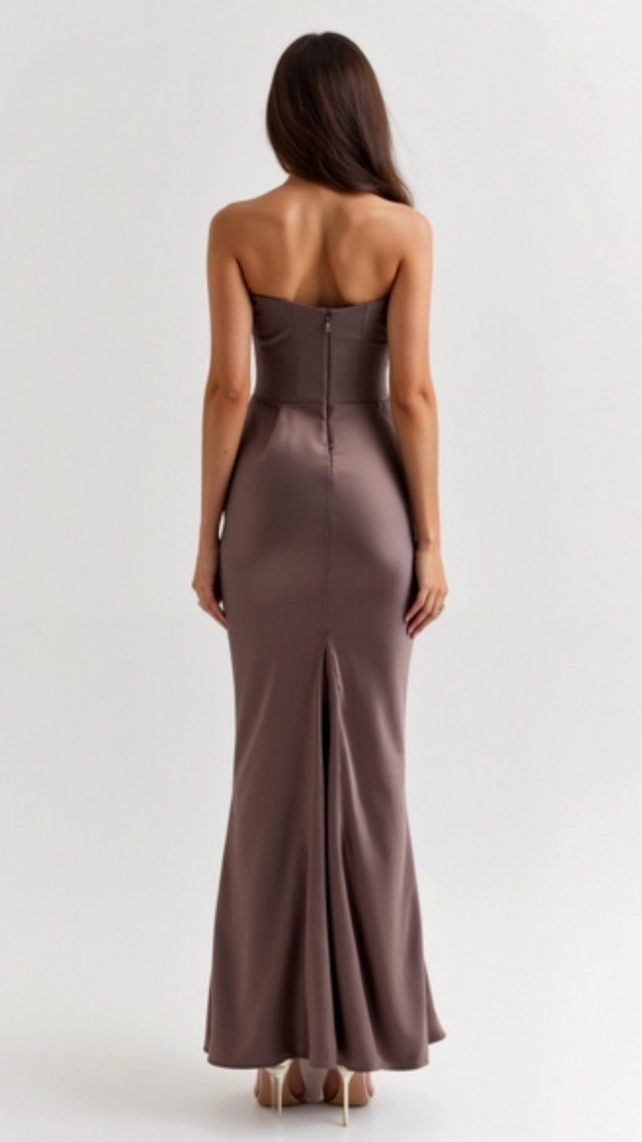 Charlotte | Women's Wedding Guest Dresses With Corset Bodice And Draped Waist | Sophisticated