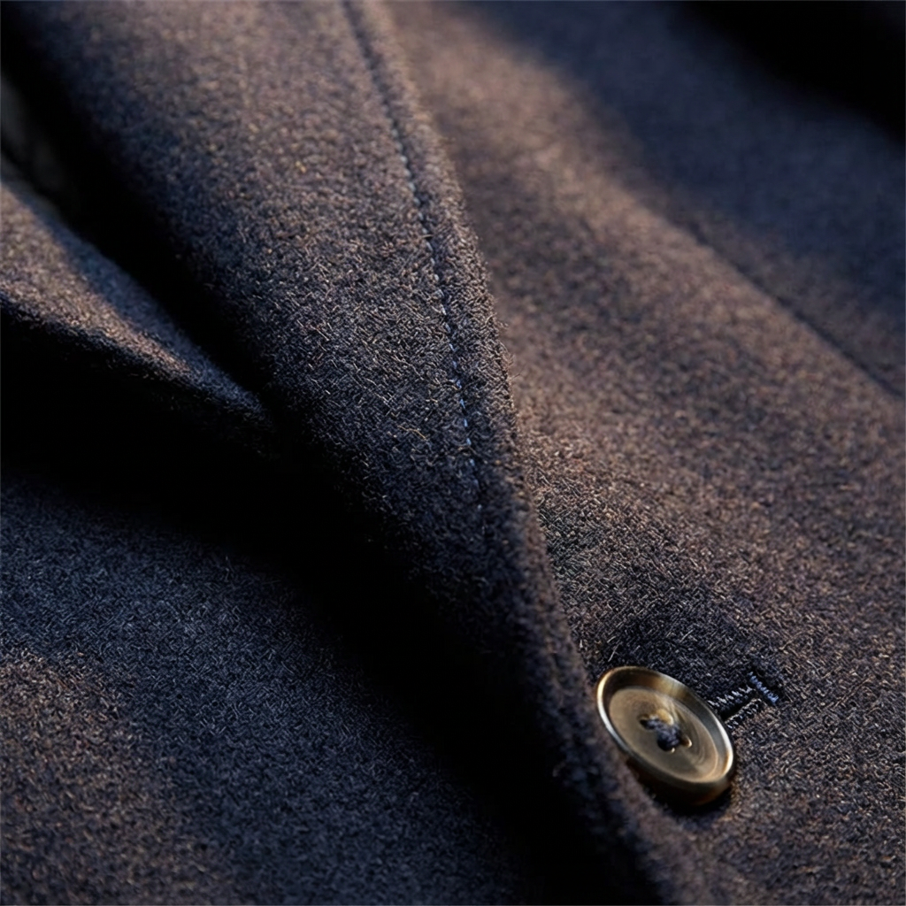 Dean | Men's Mid-Length Single-Breasted Overcoat