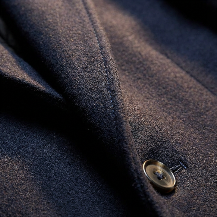 Dean | Men's Mid-Length Single-Breasted Overcoat