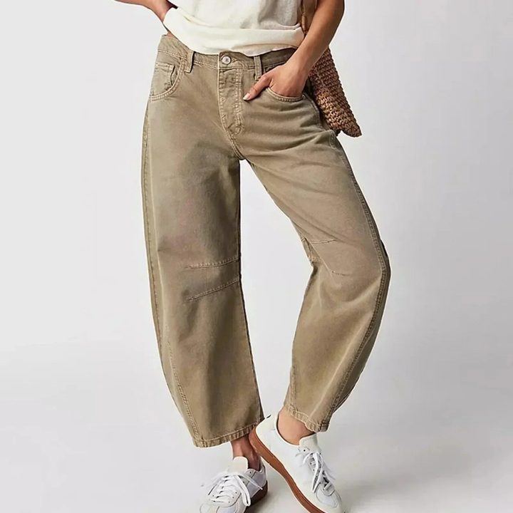 Dusty | Women's Casual Barrel Leg Pants