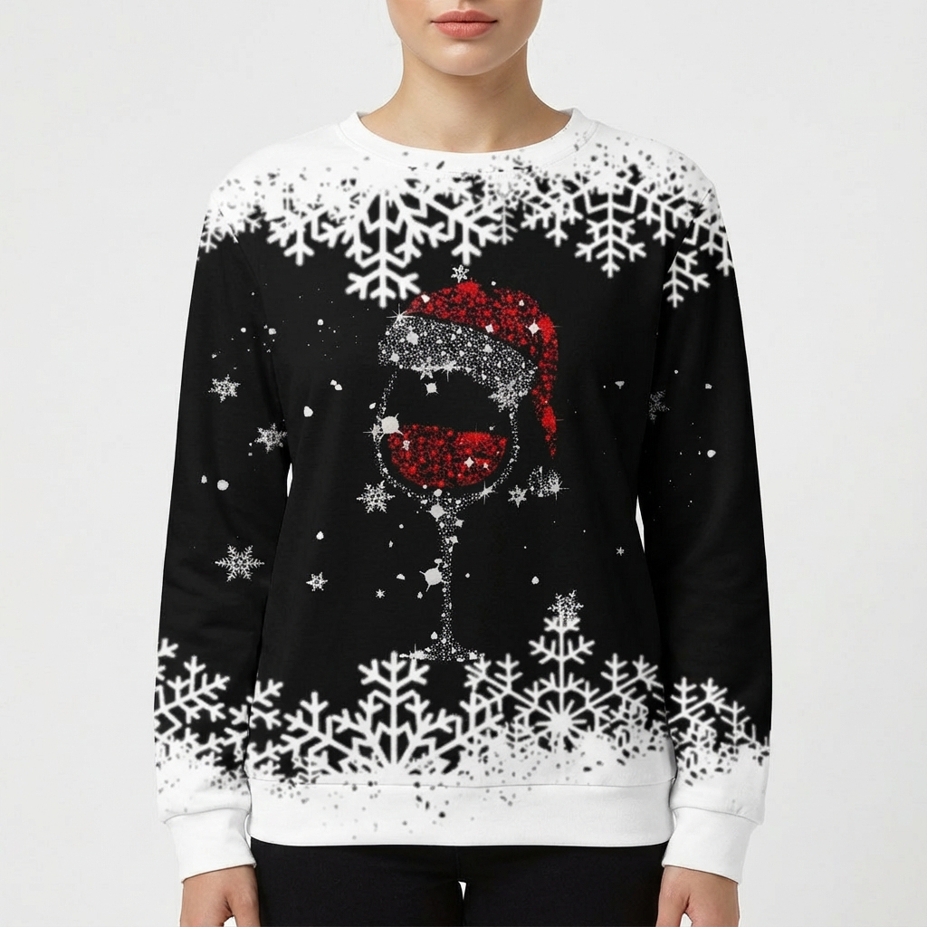 Eva | Women's Long Sleeve Crew Neck Sweatshirt