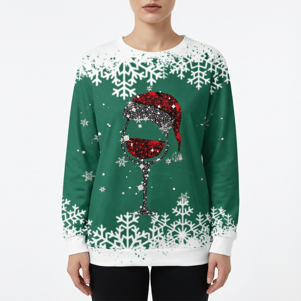 Eva | Women's Long Sleeve Crew Neck Sweatshirt