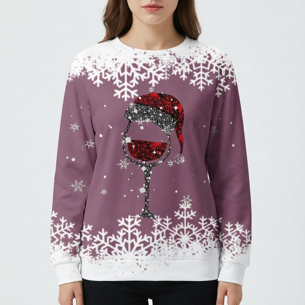 Eva | Women's Long Sleeve Crew Neck Sweatshirt