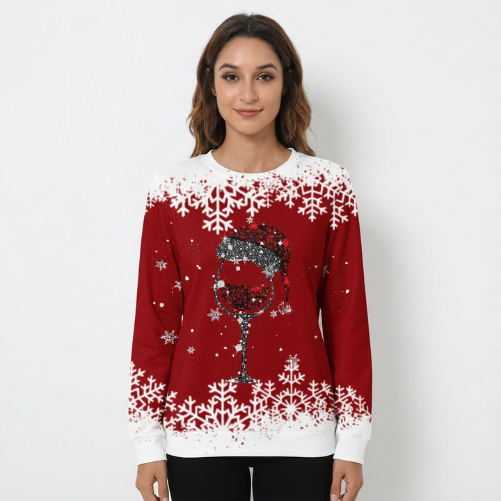 Eva | Women's Long Sleeve Crew Neck Sweatshirt