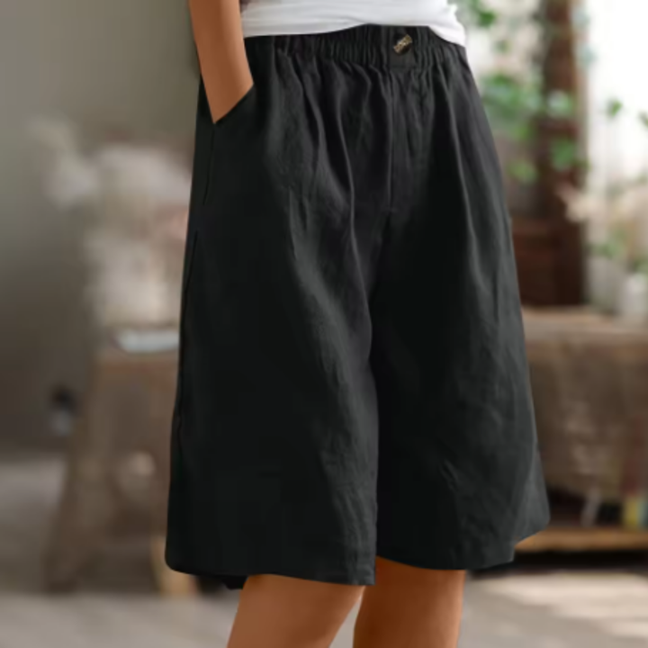 Jolene | Women's Casual Wide Leg Bermuda Shorts