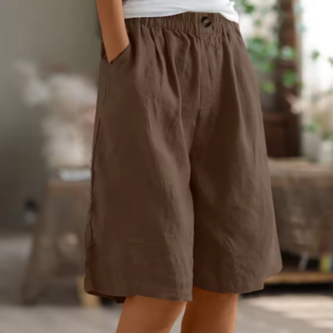 Jolene | Women's Casual Wide Leg Bermuda Shorts