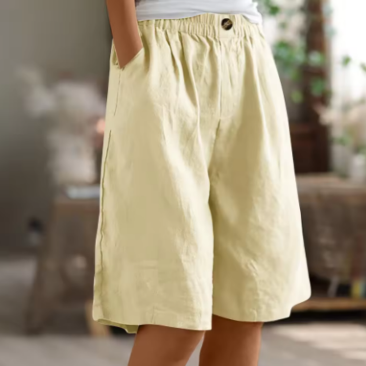 Jolene | Women's Casual Wide Leg Bermuda Shorts