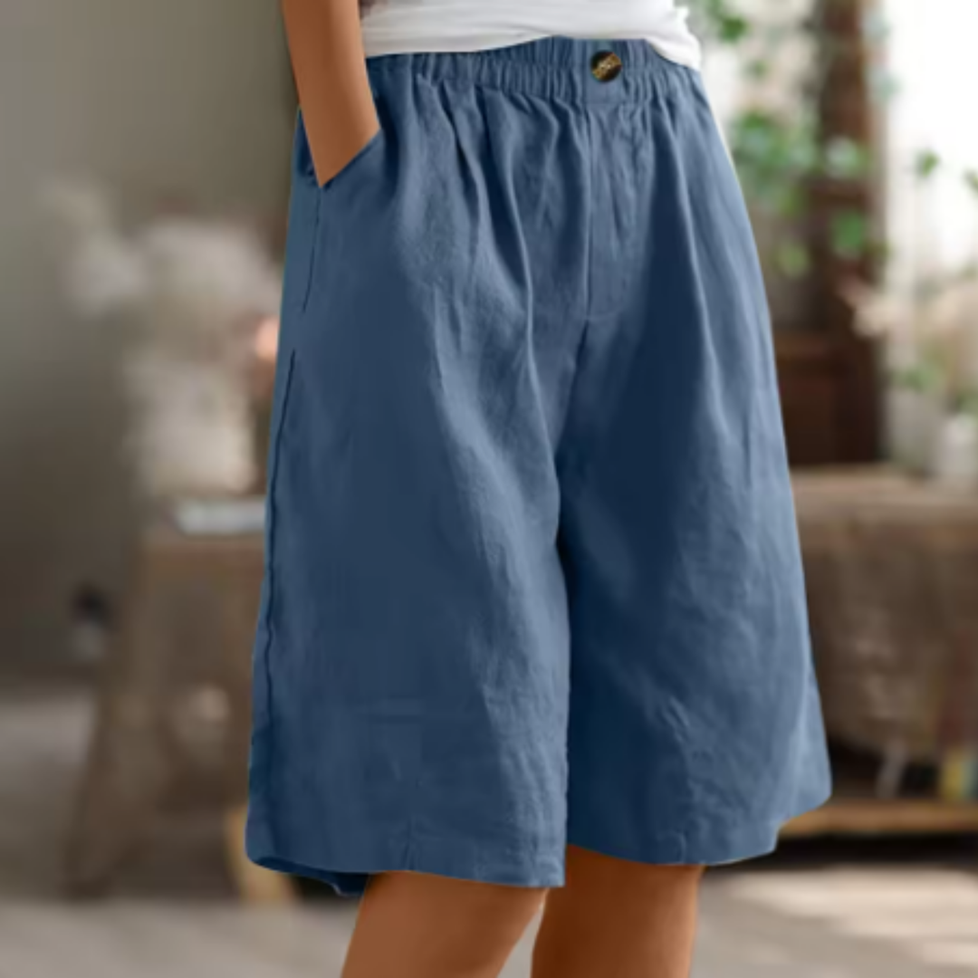 Jolene | Women's Casual Wide Leg Bermuda Shorts