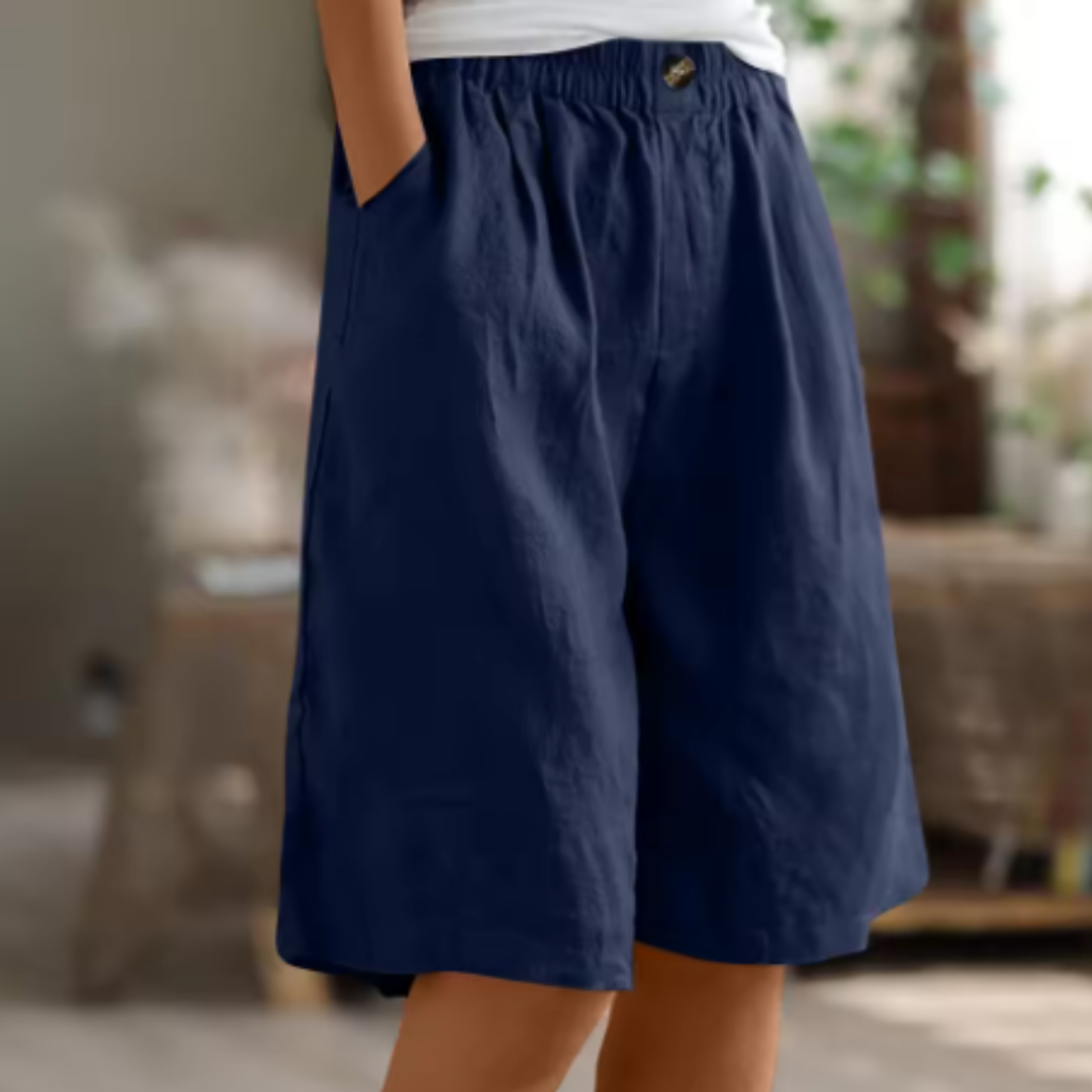 Jolene | Women's Casual Wide Leg Bermuda Shorts