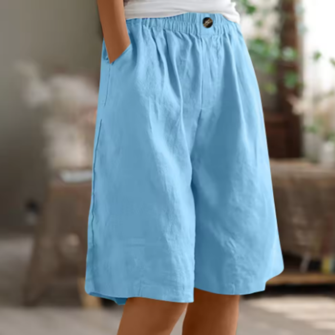 Jolene | Women's Casual Wide Leg Bermuda Shorts