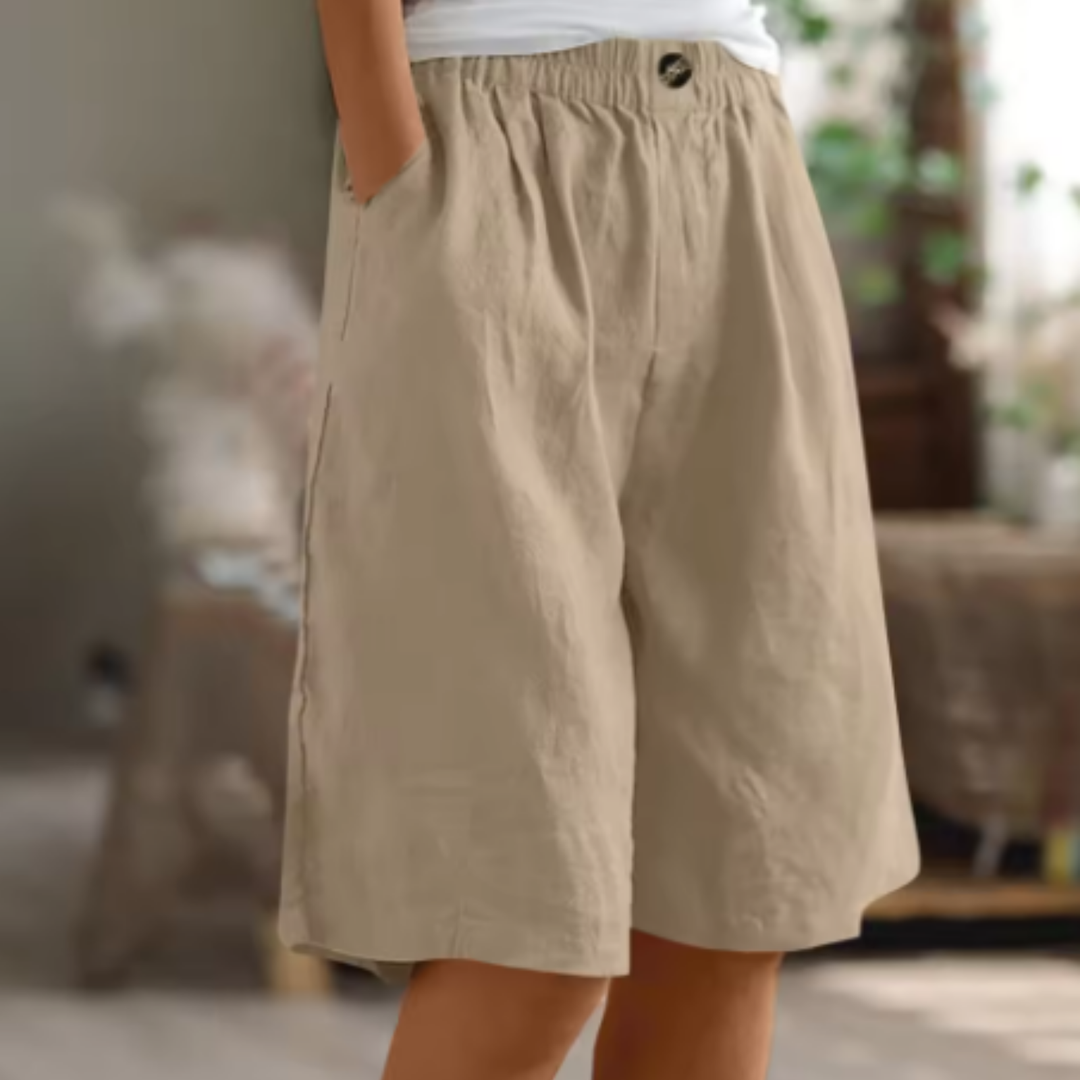 Jolene | Women's Casual Wide Leg Bermuda Shorts