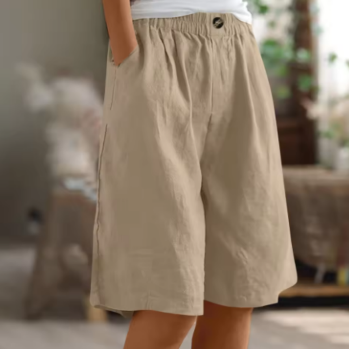 Jolene | Women's Casual Wide Leg Bermuda Shorts