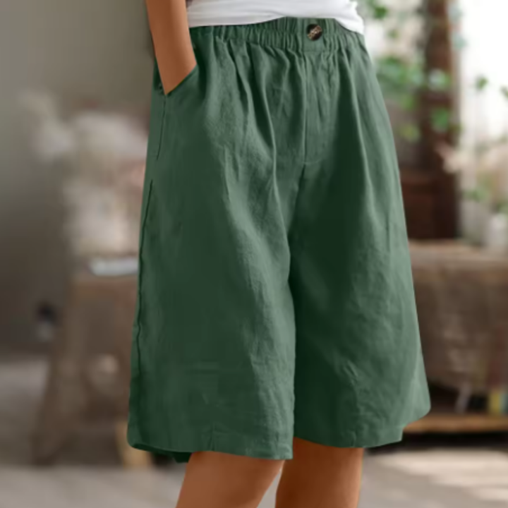 Jolene | Women's Casual Wide Leg Bermuda Shorts