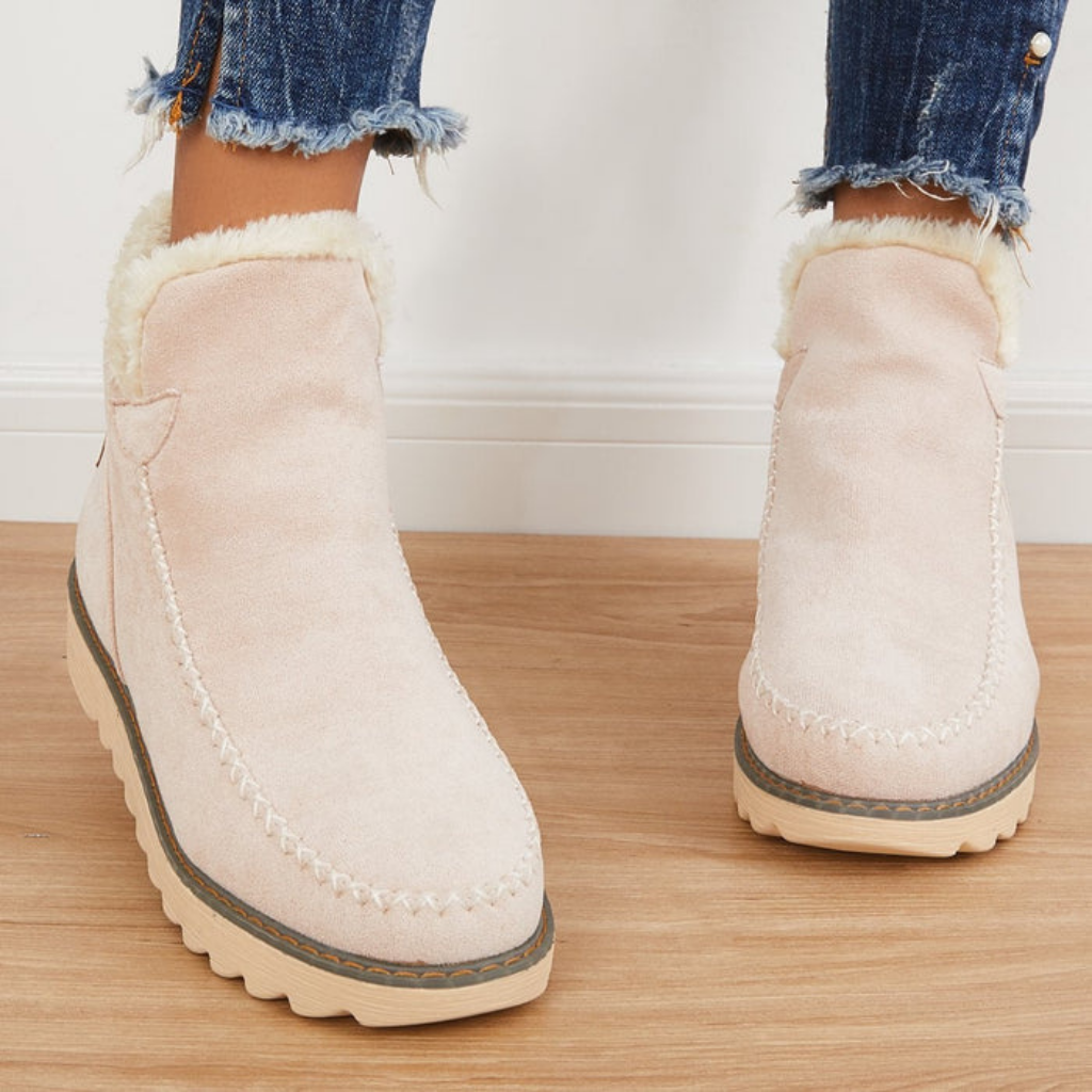 Kira | Women's Cozy Slip-On Ankle Boots