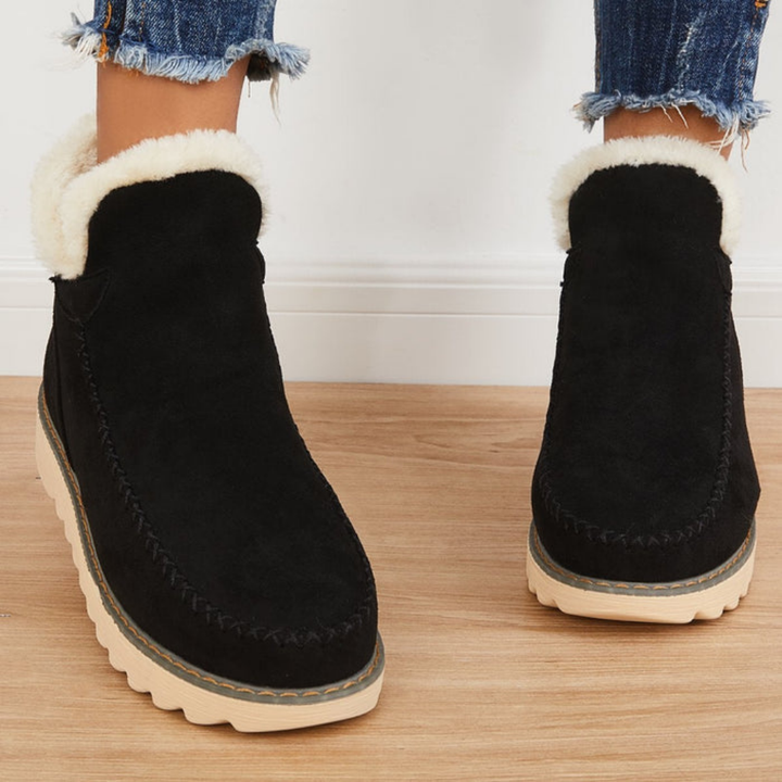 Kira | Women's Cozy Slip-On Ankle Boots
