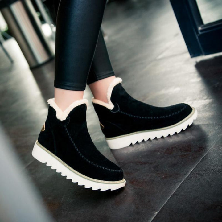 Kira | Women's Cozy Slip-On Ankle Boots