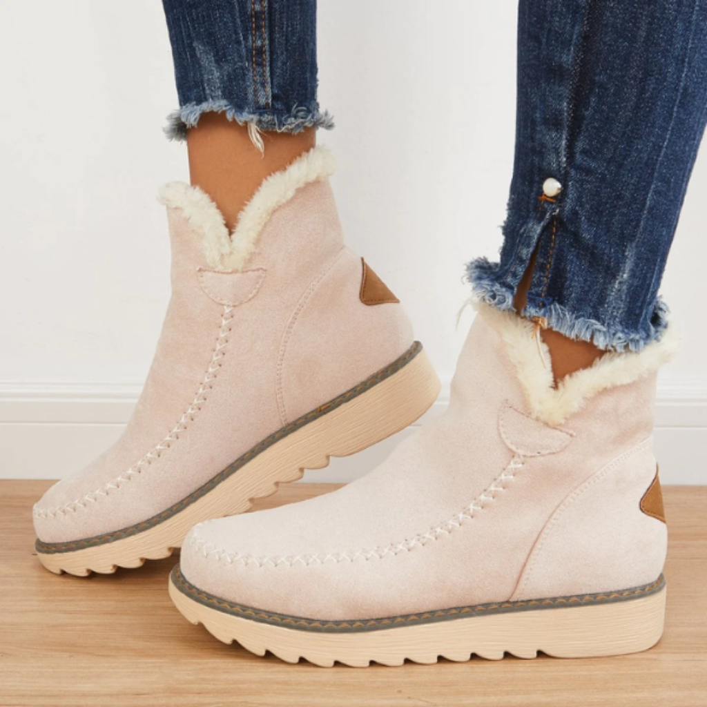 Kira | Women's Cozy Slip-On Ankle Boots