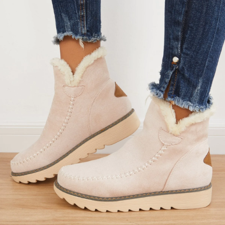 Kira | Women's Cozy Slip-On Ankle Boots