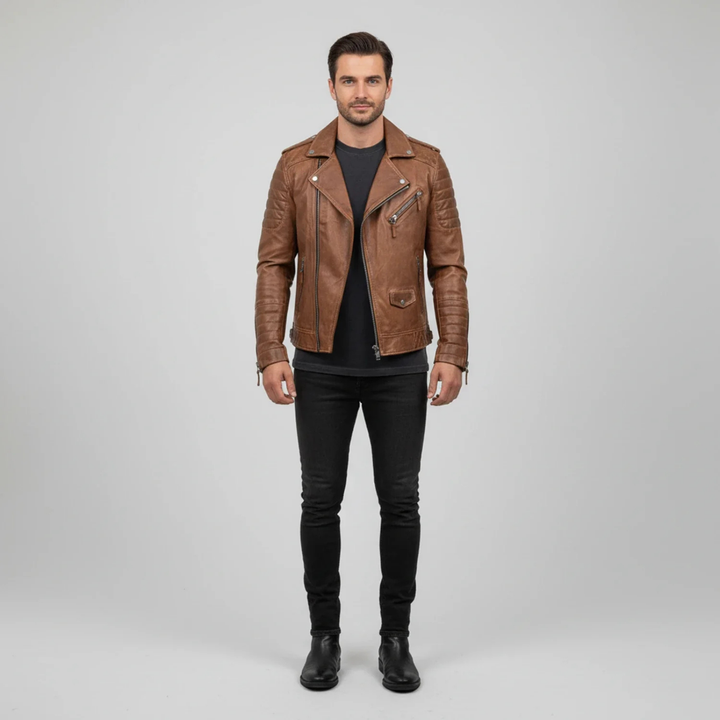 Knox | Men's Classic Biker Jacket