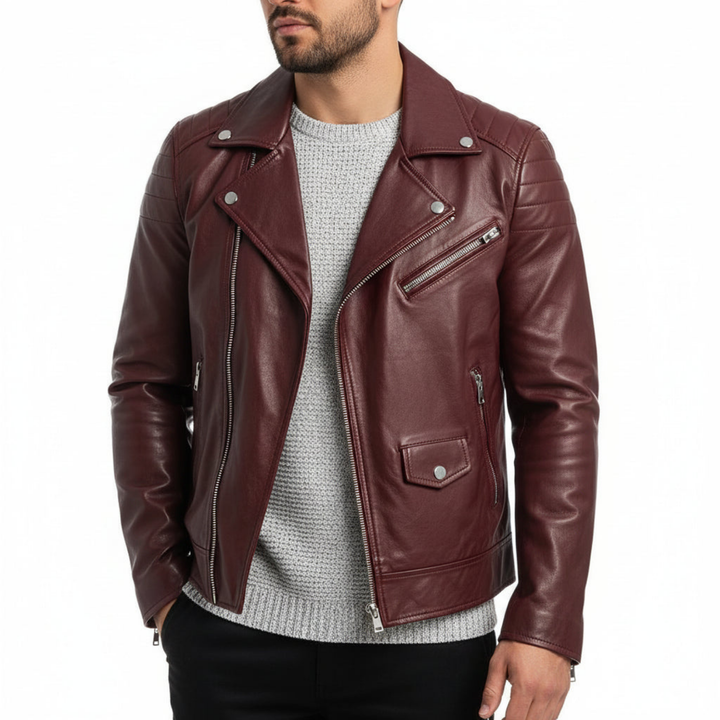 Knox | Men's Classic Biker Jacket