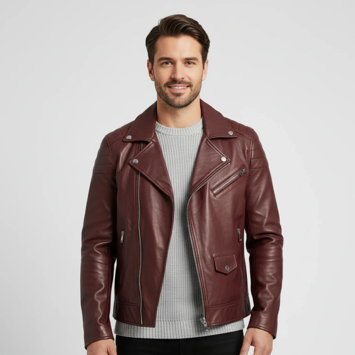 Knox | Men's Classic Biker Jacket