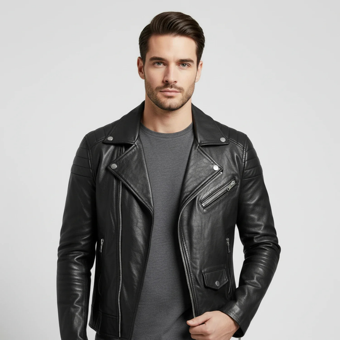 Knox | Men's Classic Biker Jacket