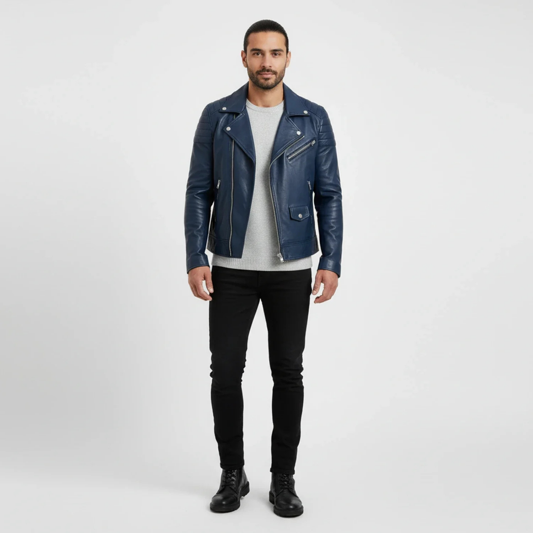 Knox | Men's Classic Biker Jacket
