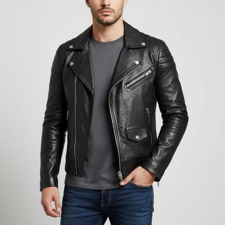 Knox | Men's Classic Biker Jacket