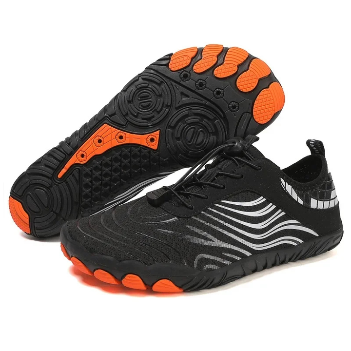 Lucas | Unisex Orthopedic Barefoot Shoes With Wave Detail