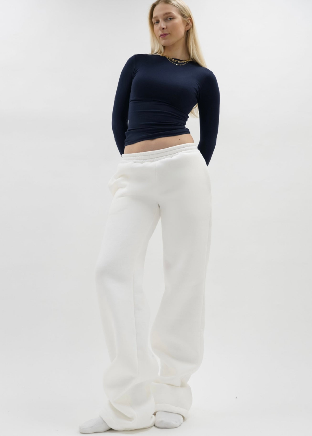 Madison | Women's Sweatpants With Elastic Waist And Wide-Leg Fit | Relaxed