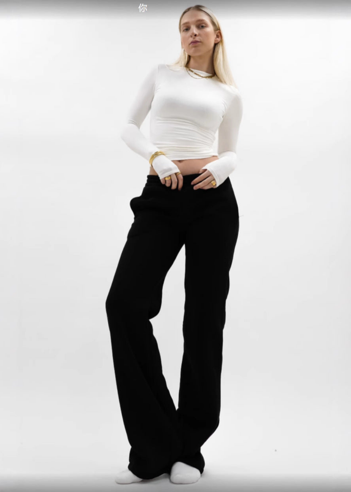 Madison | Women's Sweatpants With Elastic Waist And Wide-Leg Fit | Relaxed