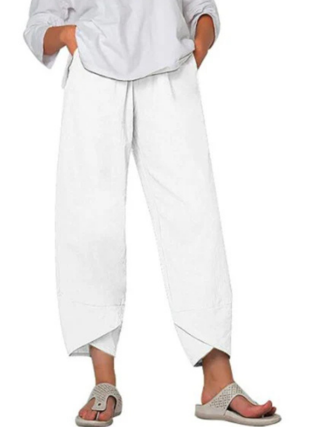 Maren | Women's Casual Wide-Leg Cropped Pants