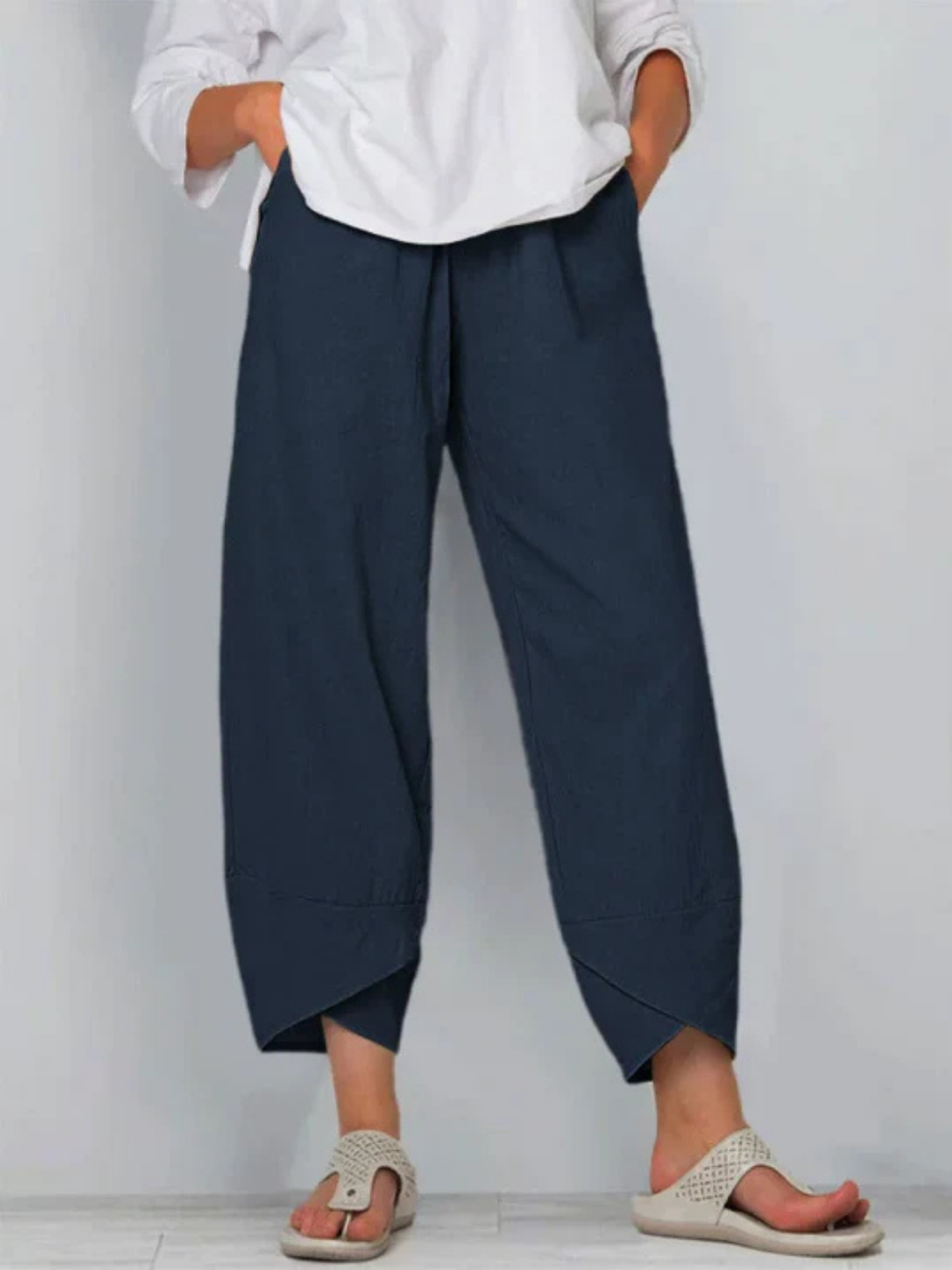 Maren | Women's Casual Wide-Leg Cropped Pants