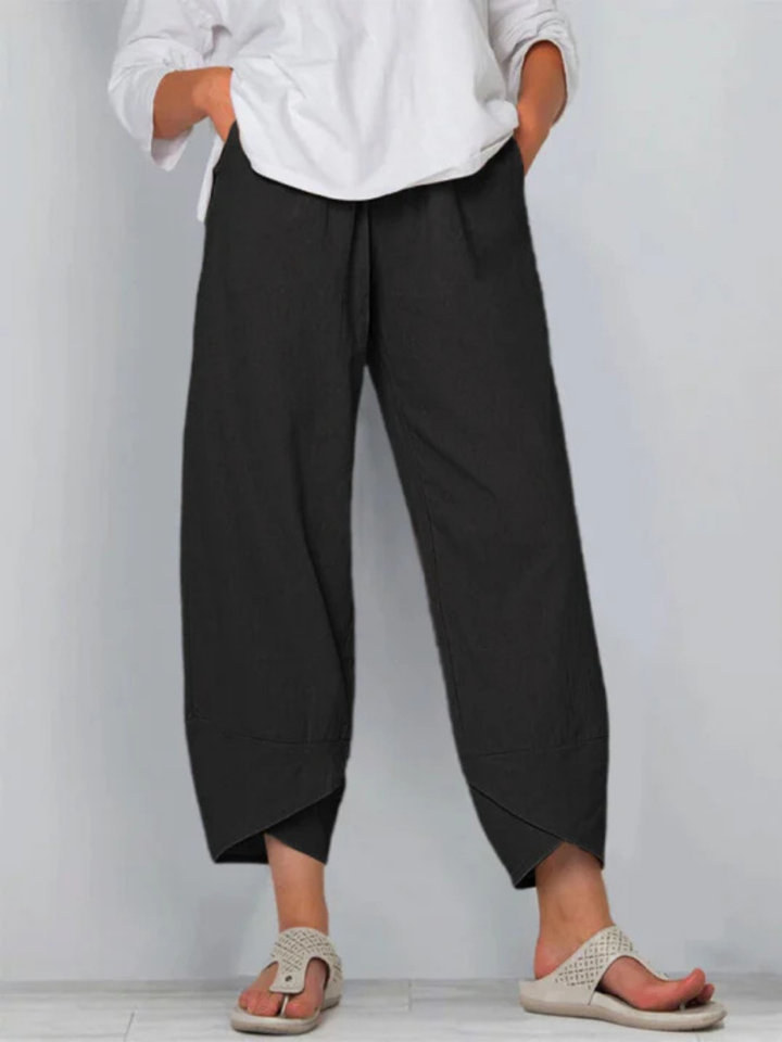 Maren | Women's Casual Wide-Leg Cropped Pants