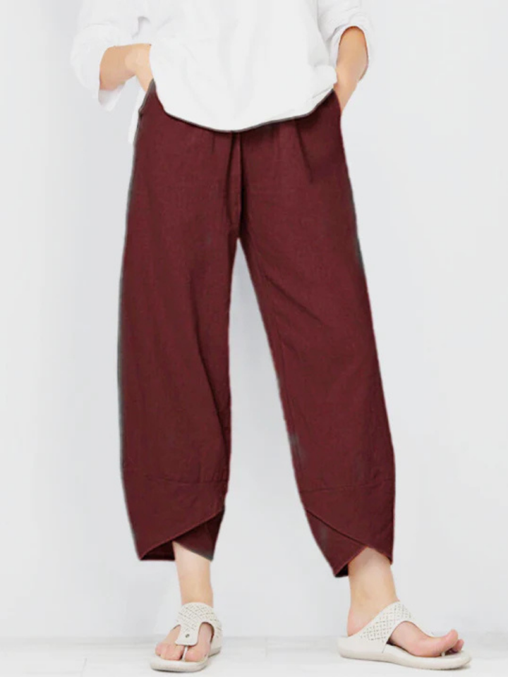 Maren | Women's Casual Wide-Leg Cropped Pants