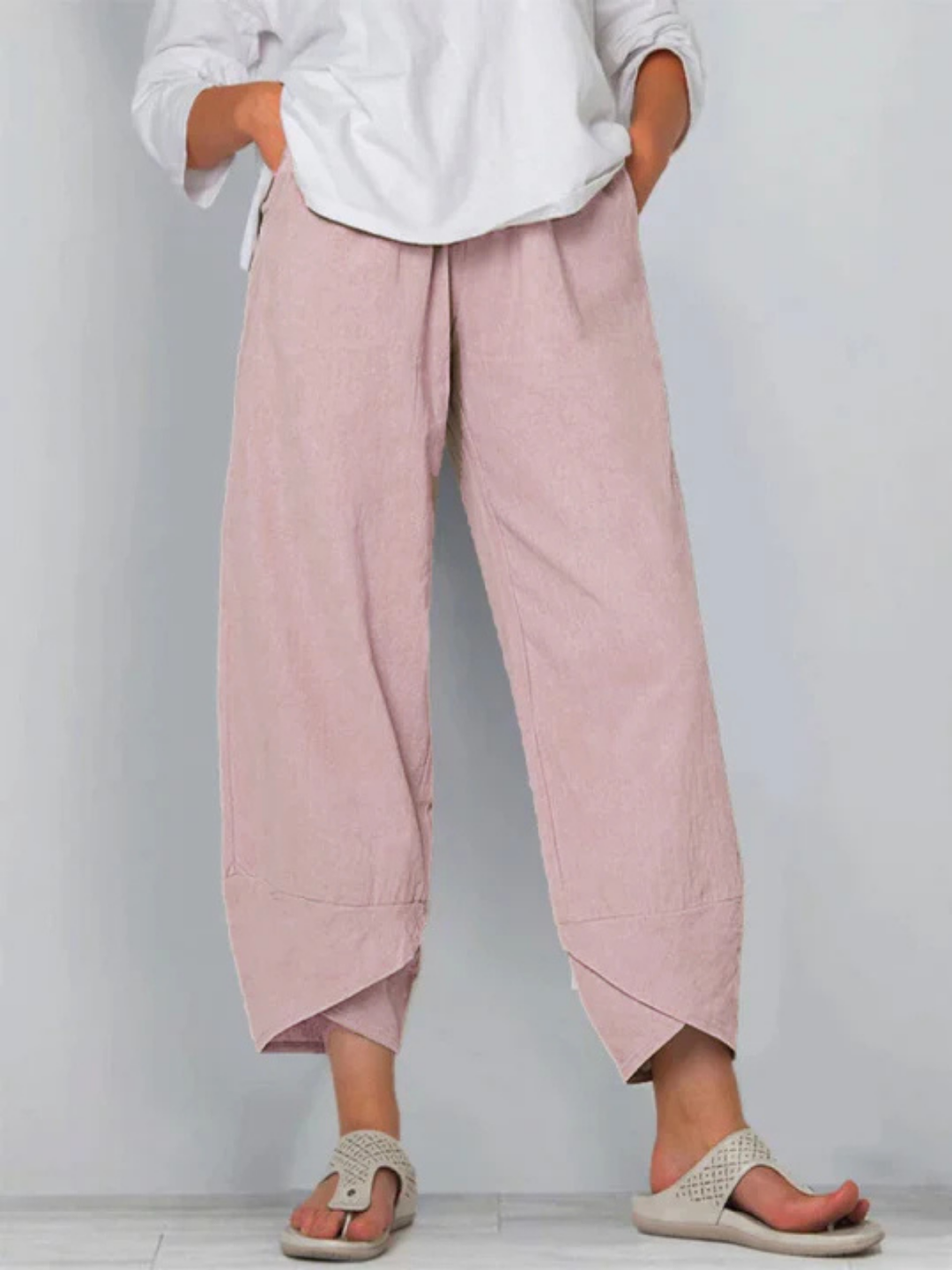 Maren | Women's Casual Wide-Leg Cropped Pants