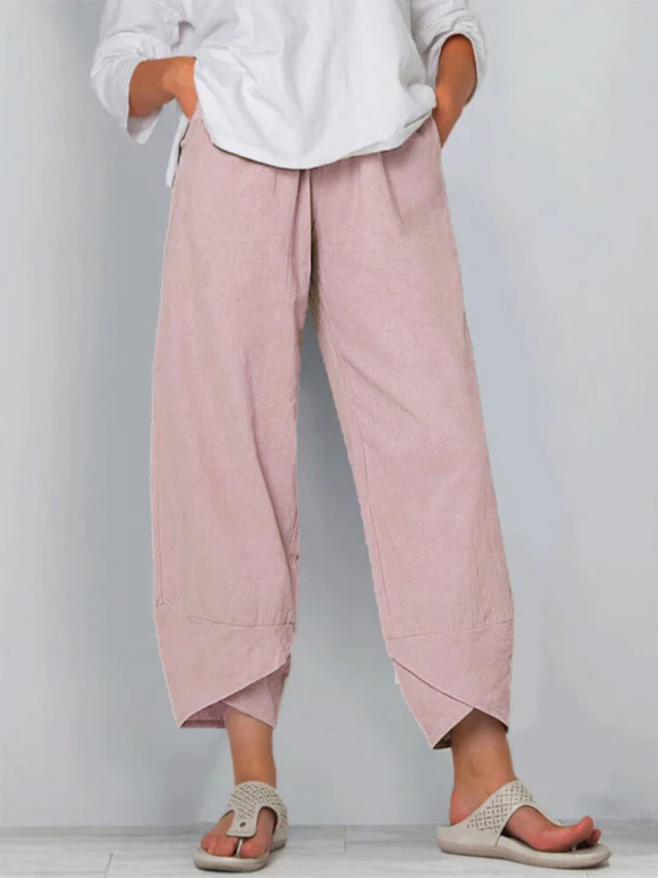 Maren | Women's Casual Wide-Leg Cropped Pants